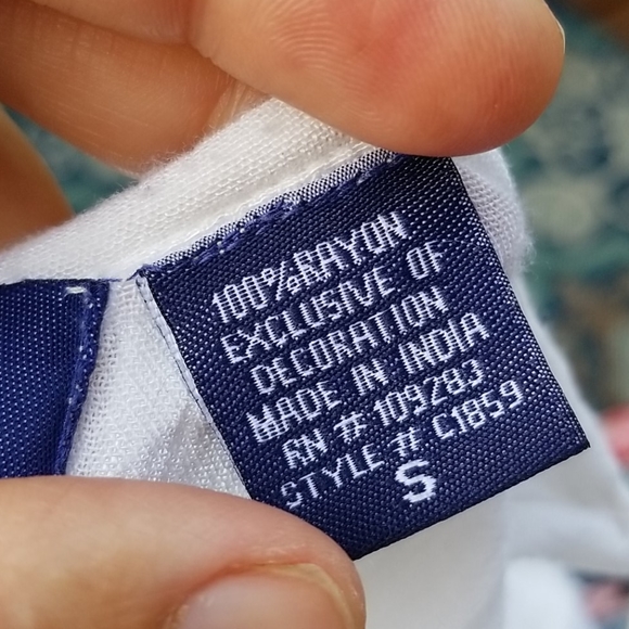 VGUC Boho Sz S Strappy Tunic Top - Picture 5 of 5